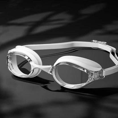Titan Pro Racing Swim Goggles — Anti-Fog HD Wide Angle - TitanWhite / Transparent
