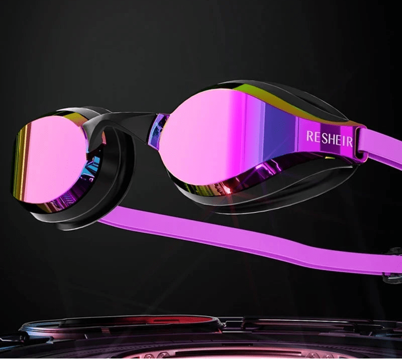 Titan Pro Racing Swim Goggles — Anti-Fog HD Wide Angle - TitanPurple