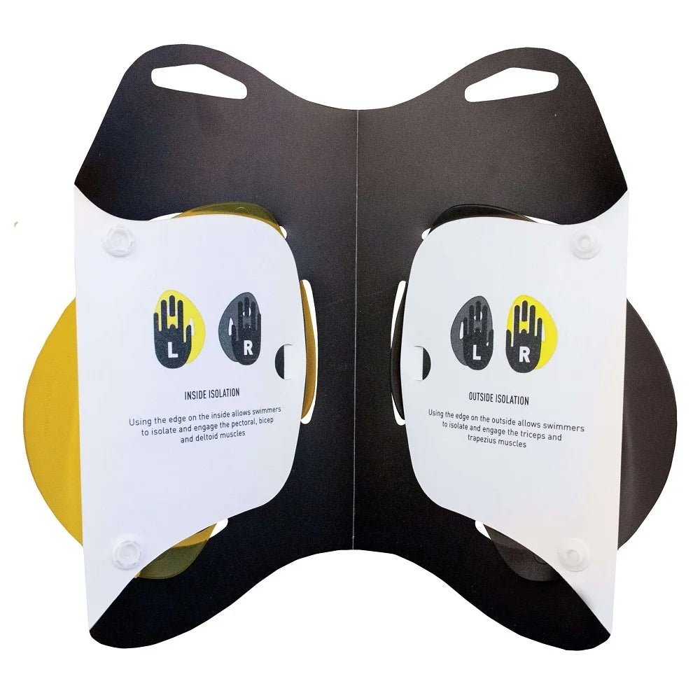 Titan Strapless Ergonomic Tech Swim Paddles (Manta)