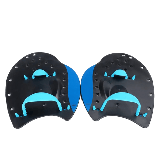 Titan Pro Swimming Hand Paddles — Adjustable Silicone Straps - TitanBlueS