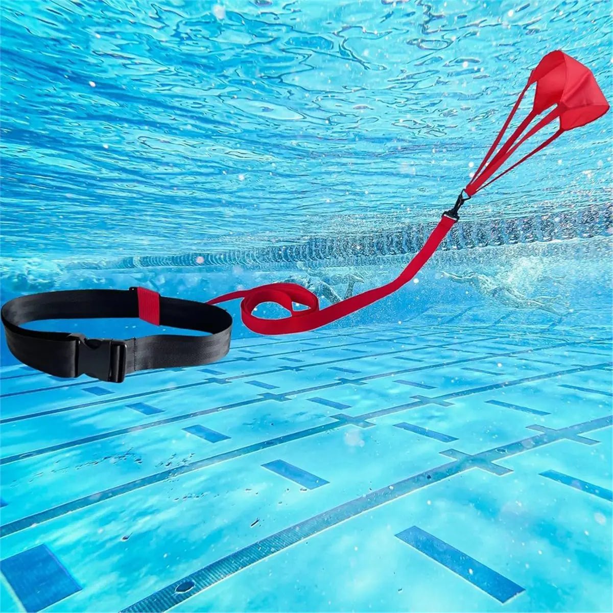 Titan Resistance Training Set — Belt & Swim Parachute - Titan
