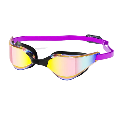 Titan Viper Pro HD Racing Goggles — Anti-Fog Waterproof Professional Swim Goggles - TitanColorful / purple