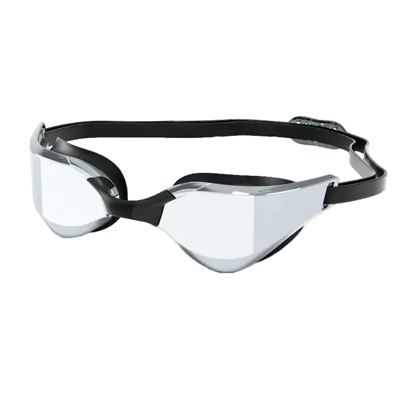 Titan Viper Pro HD Racing Goggles — Anti-Fog Waterproof Professional Swim Goggles - TitanSilver / Black