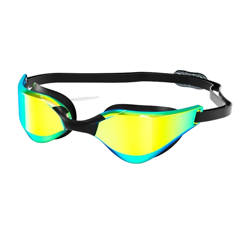 Titan Viper Pro HD Racing Goggles — Anti-Fog Waterproof Professional Swim Goggles - TitanColorful / Black