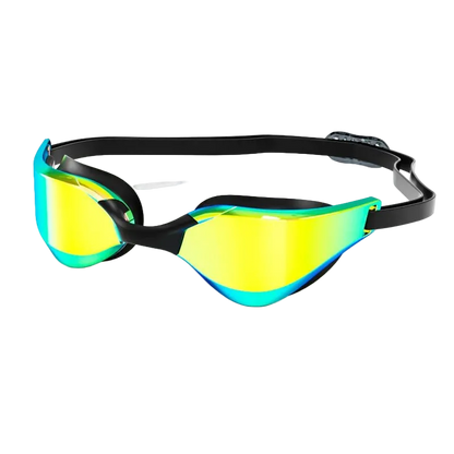Titan Viper Pro HD Racing Goggles — Anti-Fog Waterproof Professional Swim Goggles - TitanColorful / Black