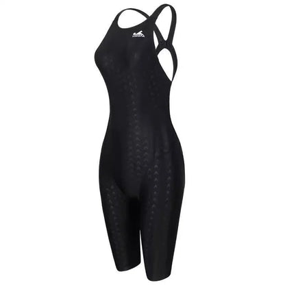 Yingfa 925 FINA Sharkskin Kneeskin — High-Compression Technical Competitive Race Suit - TitanFULL BLACKXS